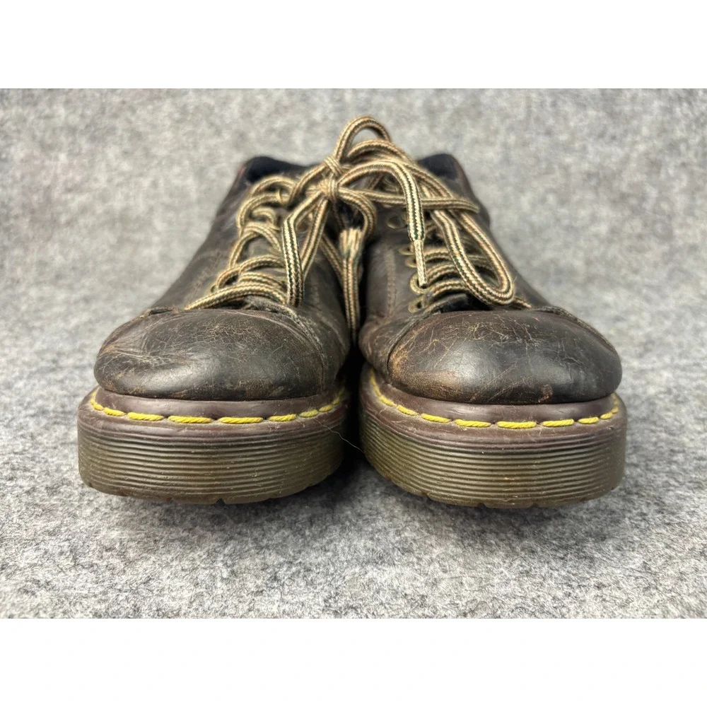 Dr. Martens 8312 Oxford Shoes Mens 7 Womens 8 Brown Leather Platform Lug Sole